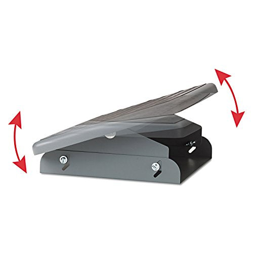 3M Adjustable Foot Rest, 18 Inch Wide Non-skid Platform (FR330) - Grey - Like New