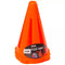 FRANKLIN SPORTS MLS FLEXI CONES 4CT POLYETHYLENE FIELD EQUIPMENT - BRIGHT ORANGE - Like New