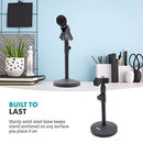 MOVO TMC-5 HEAVY DUTY DESKTOP MICROPHONE STAND WITH WEIGHTED ROUND BASE - Like New