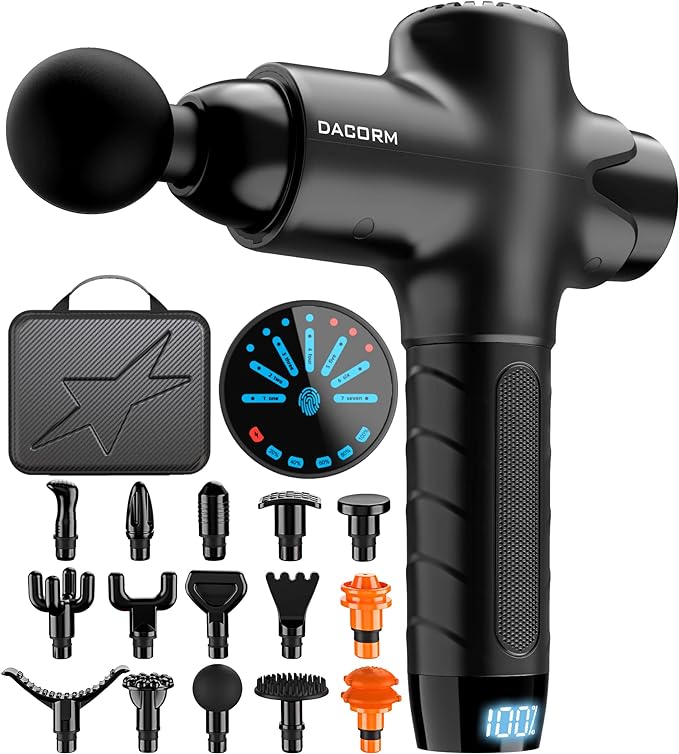 DACORM Massage Gun Muscle Deep Tissue Portable Percussion 15 - Scratch & Dent