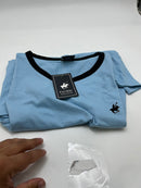 PACIFIC POLO CLUB MEN' SHORT SLEEVE T-SHIRT - SIZE: MEN XL - BLUE SKY - Brand New