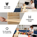 GENERAL TODDLER STANDING TOWER, HEIGHT-ADJUSTABLE STEP STOOL FOR KIDS -NATURAL - Like New