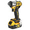 DEWALT 20V MAX IMPACT DRIVER CORDLESS 3-SPEED BATTERY CHARGER DCF845P1 - YELLOW - Like New