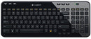 LOGITECH K360 WIRELESS USB DESKTOP KEYBOARD COMPACT FULL GLOSSY BLACK - Like New