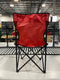 TREK OUTDOOR LIVING SOLUTIONS HEAVY DUTY FOLDABLE CAMPING CHAIR - RED - Brand New