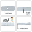 TP-001 Splash Guard and Faucet Mat: Silicone drip water catcher Tray - Black - Brand New