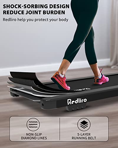 REDLIRO WALKING PAD UNDER DESK TREADMILL 300 LB MOTORIZED - Scratch & Dent