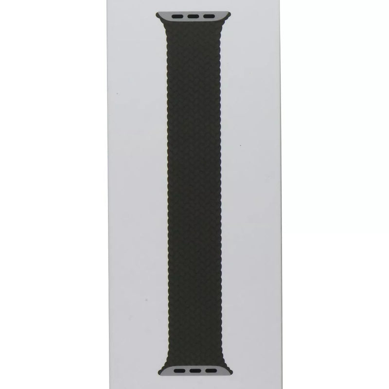 APPLE WATCH BRAIDED SOLO LOOP 41MM - SIZE 8 - OLIVE - Like New