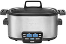 CUISINART 3-IN-1 COOK CENTRAL 6-QUART MULTI-COOKER MSC-600 NAS - SILVER - Like New