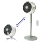 SHARK FLEXBREEZE PEDESTAL TABLETOP FAN, QUIET, LIGHTWEIGHT UH205X7 - WHITE - Like New