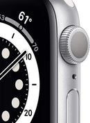 Apple Watch 6 GPS 40mm Silver Aluminum White Sport Band - Scratch & Dent