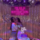 Izreel Taylor Birthday Decoration Neon Sign 11 X 21 Hi Its Me Birthday Sign - Brand New