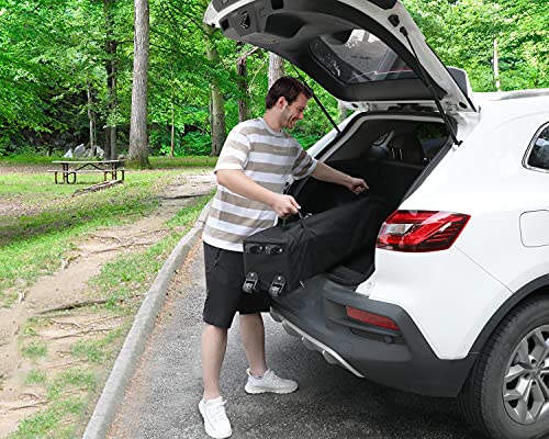 ABCCANOPY Stable Pop up Outdoor Canopy Tent 8 x 8 ft Base / 6 x 6 ft Top Blue - Like New