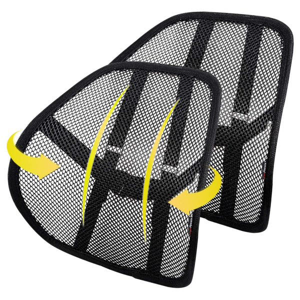 KINGPHENIX LUMBAR SUPPORT (2 PACK) WITH BREATHABLE MESH, SUIT FOR CAR/OFFICE - Brand New