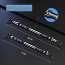 UMI PULL UP BAR ADJUSTABLE PULL UP BAR 200KG SCREWLESS FITS DOOR 72-92CM - BLUE - Brand New
