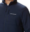 WM6044 COLUMBIA MEN SOFTSHELL JACKET NAVY SIZE S - Brand New