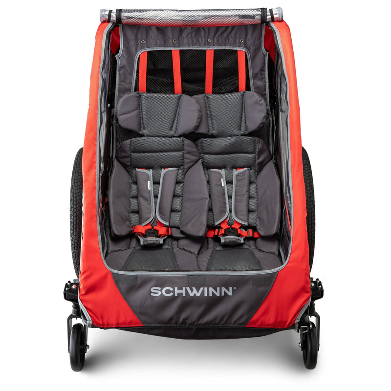 SCHWINN SUMMIT DELUXE INFANT TRAILER - RED - Like New