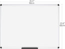 VIZ-PRO Magnetic Dry Erase Board, 36 X 24 Inches WB3624L - SILVER - Like New