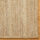 SUPERIOR BRAIDED JUTE HANDWOVEN  RUNNER RUG FLOOR DECOR RUGS - NATURAL JUTE - Brand New