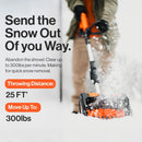 SUPERHANDY CORDLESS SNOW SHOVEL LIGHTWEIGHT 300 LBS/MIN SNOW CAPACITY TOOL ONLY - Like New
