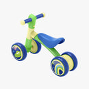 JETSON BOUNCE BALANCE BIKE, FOUR WHEELS, RIDE ON INDOOR OUTDOOR - BLUE - Like New