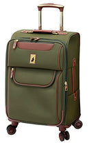 London Fog Westminster 20" Expandable Spinner Carry On Olive - Like New
