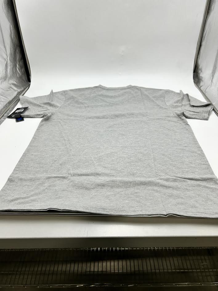 BLACK ICE MEN'S V-NECK SHORT SLEEVE T-SHIRT - SIZE: MEN L - HEATHER GRAY - Brand New