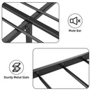 GAOMON QUEEN BED METAL PLATFORM BED FRAME VINTAGE WOOD PHO-OYJGKVRX - BROWN - Like New