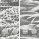Weight Pedic Adult Weighted Blanket 60” x 80” 15 lbs| (Grey, 6080 15lbs) NEW - Brand New