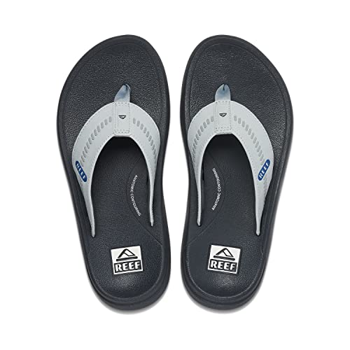 REEF MEN'S SWELLSOLE CRUISER - SIZE: MEN 11 - GRAY/LIGHT GRAY/BLUE - Like New