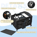 HOMMOW 5-IN-1 BABY BASSINET BEDSIDE SLEEPER WITH SWING TUBE CONVERTS TO CRADLE - Like New
