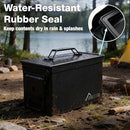 B09N3NBJV1 HOMESTEAD 50 Cal Metal Ammo Can 6-Pack M2A1 Military Storage - Black - Brand New
