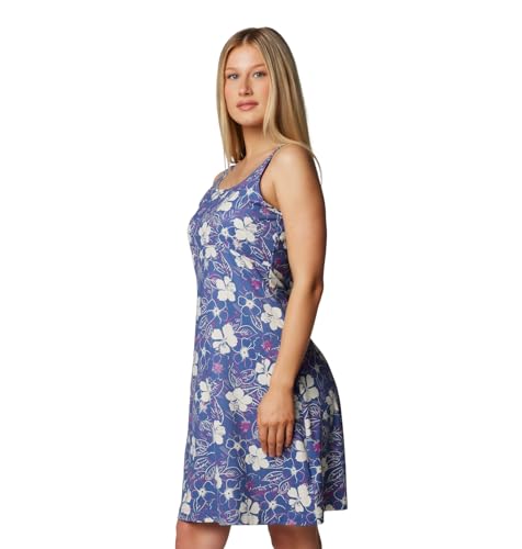 COLUMBIA WOMEN'S PFG FREEZER III DRESS WOMEN 2X BLUEBELL MAROONED - Brand New