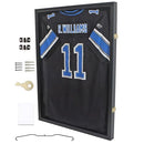 Display Case Frame Large Sport Shadow Box Pro 98% UV Protection - JC04L - BLACK - Like New