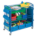 Honey Can Do 3-Tier Rolling Teacher's Activity Cart CRT-03477 - Blue - Brand New