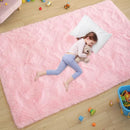 Ultra Soft Pink Rugs for Bedroom 6x9 Feet, Fluffy Shag Area Rugs for Living Room - Like New