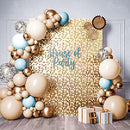 HOUSE OF PARTY Gold Shimmer Wall Backdrop 24 Pcs  -  B094XZF63N - Like New