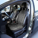 ZONETECH WOOD BEADED SEAT CUSHION PREMIUM QUALITY CAR MASSAGING SE-0005 - BLACK - Like New