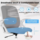 RAZZOR DRAFTING CHAIR TALL ERGONOMIC OFFICE CHAIR, LUMBAR SUPPORT - LIGHT GRAY - Like New