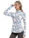WOMEN'S SUN SHIRTS LONG SLEEVE ATHLETIC JACKETS UPF 50+TOP,THUMB HOLES - S - Brand New