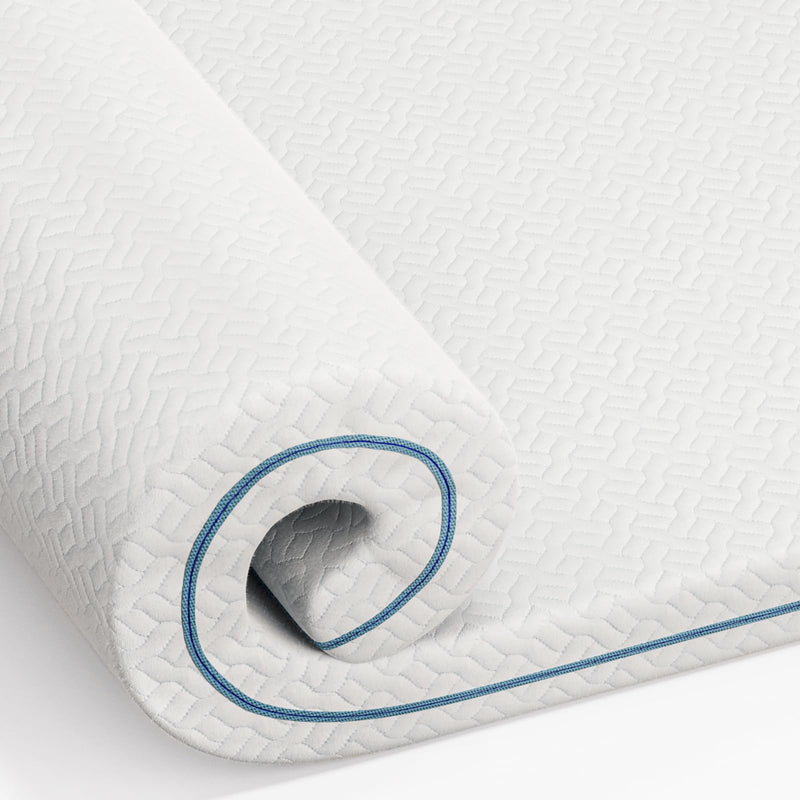 Dreamsmith 3 Inch Gel Memory Foam Mattress Topper, Queen - Blue - Like New