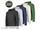 BLUE ICE 5-PACK MEN'S WAFFLE-KNIT PULLOVER HOODIE 2XL BLK/GRY/NATURAL/NVY/OLIVE - Like New