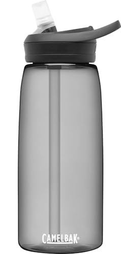 CAMELBAK EDDY BITE VALVE STRAW TRITAN RENEW WATER BOTTLE 33.8oz CHARCOAL - Brand New