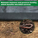 WAENLIR 5.8oz 5FT x 100FT Heavy Duty Landscape Fabric Weed Barrier Ground Cover - Brand New