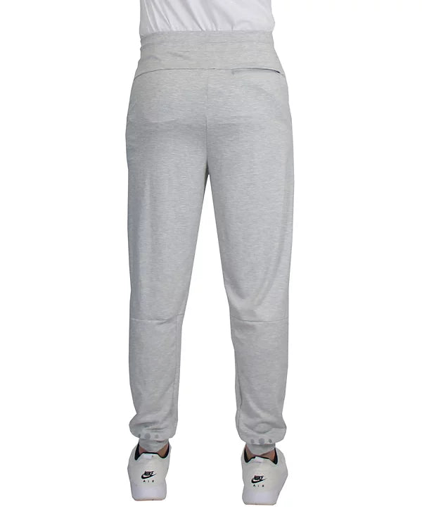 BLUE ICE MEN'S MOISTURE WICKING PERFORMANCE JOGGER SWEATPANTS - S - HEATHER GREY - Brand New