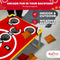 SWOOC GAMES - CONEY ISLAND TOSS™ ARCADE STYLE CORNHOLE BOARD - RED - Like New
