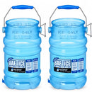 Ice Bucket San Jamar Saf-T-Ice 6 Gal Made BPA 2-Pack B09PKZ3L3X - Blue - Brand New
