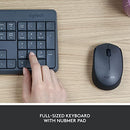 Logitech MK235 Wireless Keyboard and Mouse Combo for Windows, USB Receiver - Like New