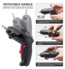3.6V POWER TOOLS SET MAINTENANCE REPAIR BUILT-INLITHIUM BATTERY - BLACK,ORANGE - Like New