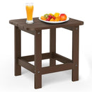 Upstreman Home Adirondack Side Table, 19" x 15" x 18" HIPS T1 Max - Coffee - Like New
